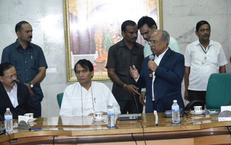 Photo with Hon. Suresh Prabhu