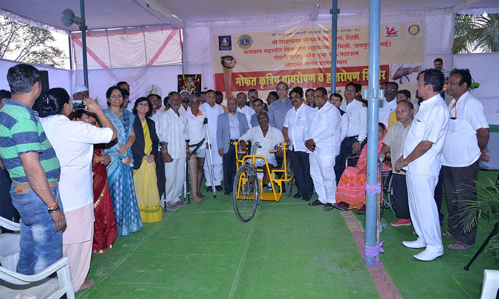 Jaipur Foot Camp, Shirdi